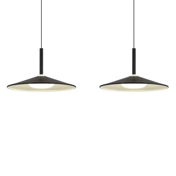 LED-Pendelleuchte Lampone Typ C - Eisen / Acrylglas - 1-flammig - Schwarz - Image 6