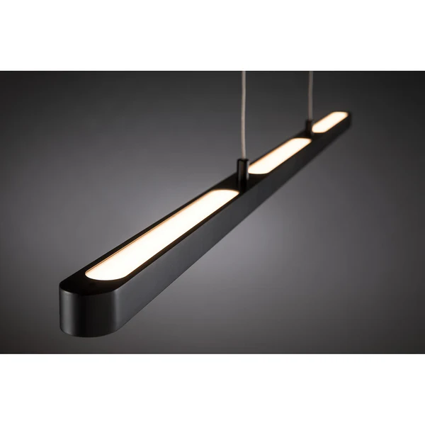 LED-Pendelleuchte Lento II - Aluminium / Gummibaum massiv - 1-flammig - Image 6