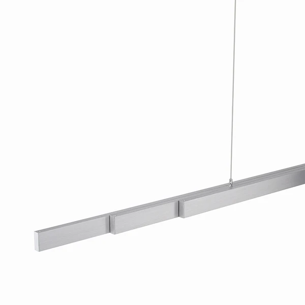 LED-Pendelleuchte Luzi - Kunststoff / Aluminium - 3-flammig - Weiß - Image 7