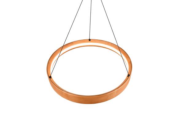 LED-Pendelleuchte Lynwood - Gummibaum teilmassiv / Eisen - 1-flammig - Image 3