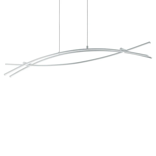 LED-Pendelleuchte Nevado IV - Kunststoff / Aluminium - 3-flammig