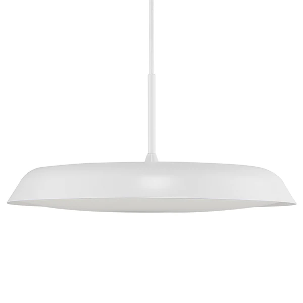 LED-Pendelleuchte Piso - Kunststoff / Stahl - 1-flammig - Weiß - Image 6