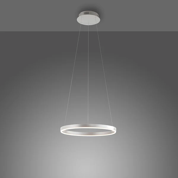 LED-Pendelleuchte Ritus Typ A - Kunststoff / Aluminium - 1-flammig - Silber - Image 3