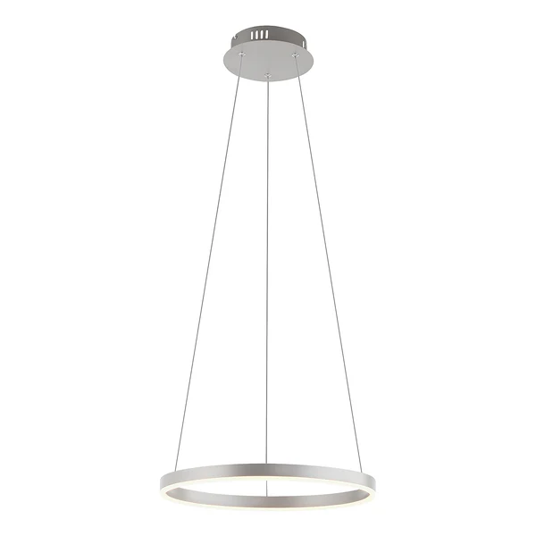 LED-Pendelleuchte Ritus Typ A - Kunststoff / Aluminium - 1-flammig - Silber - Image 7