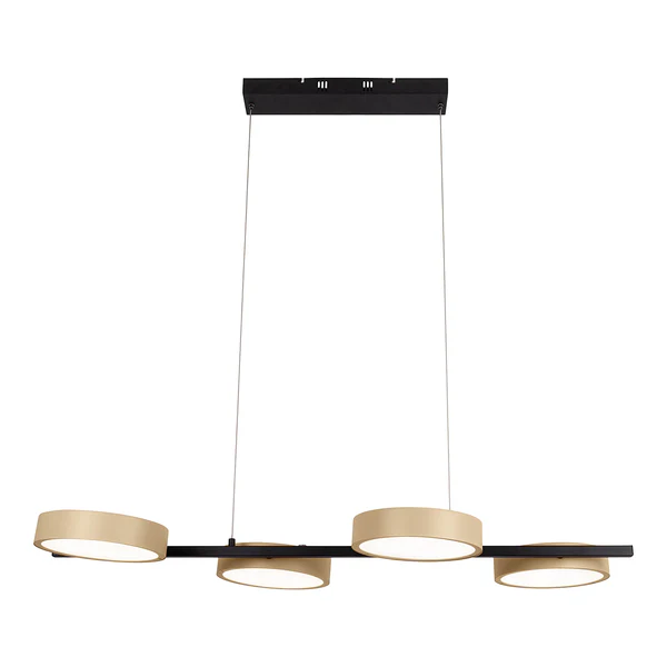 LED-Pendelleuchte Tessa - Stahl - 4-flammig - Image 7