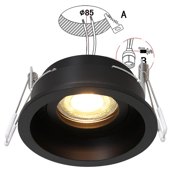 LED-Spot Pélite Spot - Eisen - 1-flammig - Weiß - Image 9