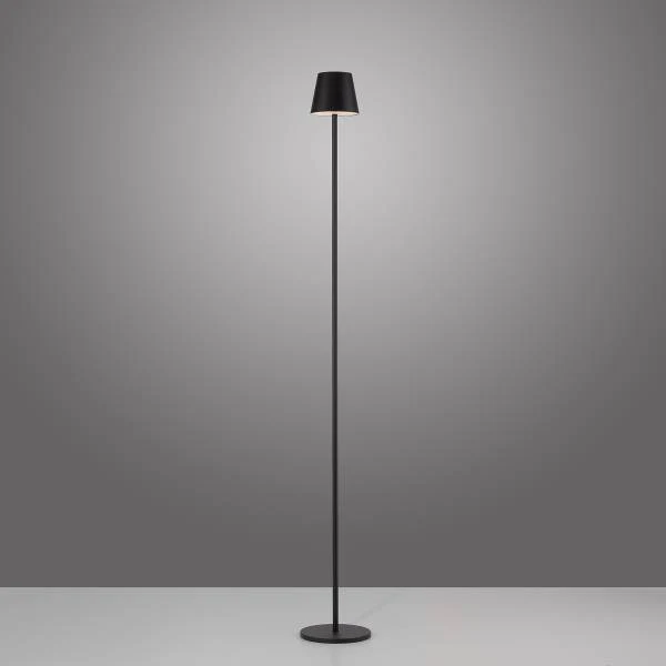 LED-Stehleuchte Euria - Eisen - 1-flammig - Schwarz - Image 10