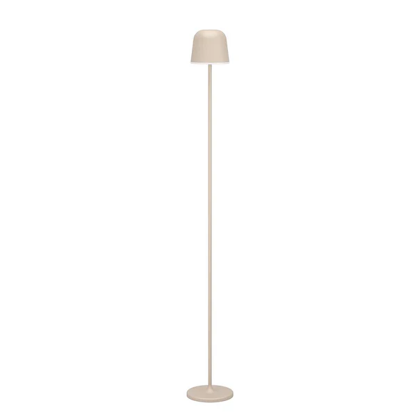 LED-Stehleuchte Mannera - Stahl / Kunststoff - 1-flammig - Sand / Weiß