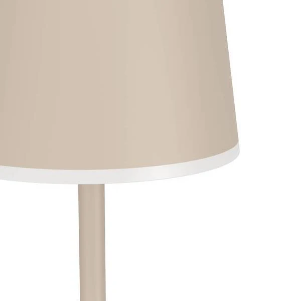 LED-Stehleuchte Mannera - Stahl / Kunststoff - 1-flammig - Sand / Weiß - Image 7