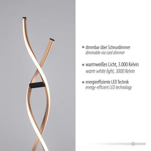 LED-Stehleuchte Polina - Polycarbonat / Aluminium - 1-flammig - Image 6