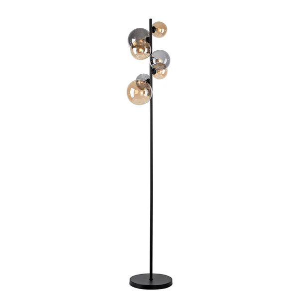 LED-Stehleuchte Popsicle - Rauchglas / Eisen - 7-flammig - Image 7