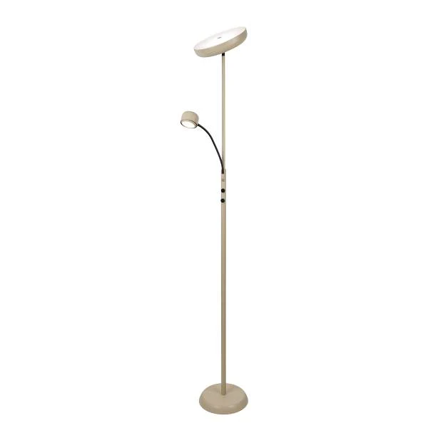 LED-Stehleuchte Romis - Eisen - 2-flammig - Beige / Schwarz - Image 5
