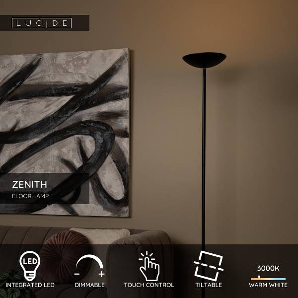 LED-Stehleuchte Zenith Typ B - Eisen - Schwarz - Image 8