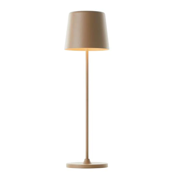 LED-Tischleuchte Kaami - Eisen / Kunststoff - 1-flammig - Cappuccino - 1er Set - Image 3