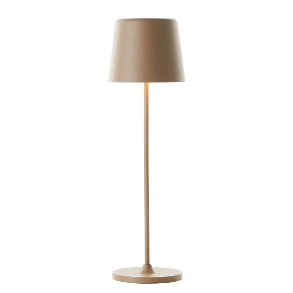 LED-Tischleuchte Kaami - Eisen / Kunststoff - 1-flammig - Cappuccino - 1er Set - Image 5