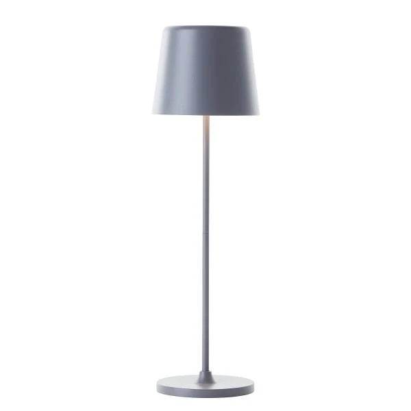 LED-Tischleuchte Kaami - Eisen / Kunststoff - 1-flammig - Grau - 1er Set - Image 4