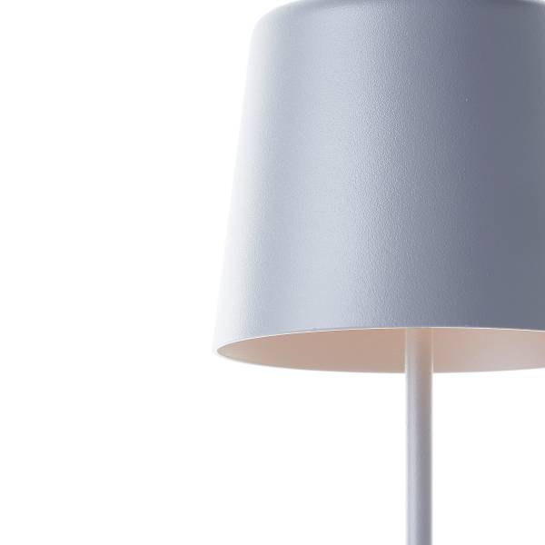 LED-Tischleuchte Kaami - Eisen / Kunststoff - 1-flammig - Grau - 1er Set - Image 8