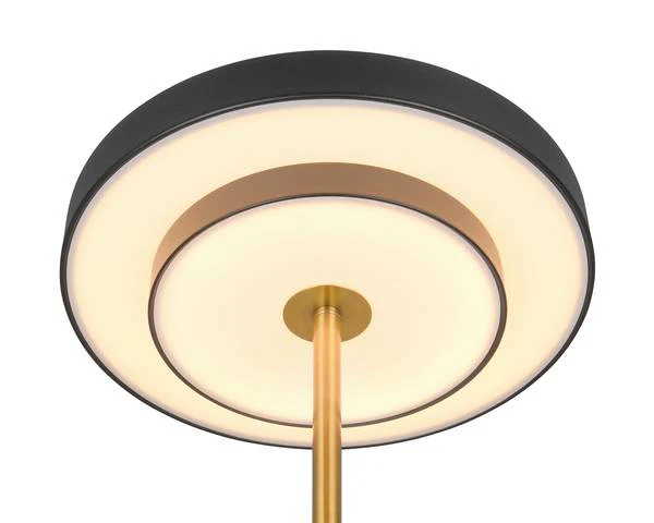 LED-Tischleuchte Keaton - Polycarbonat / Eisen - 1-flammig - Schwarz - Image 4
