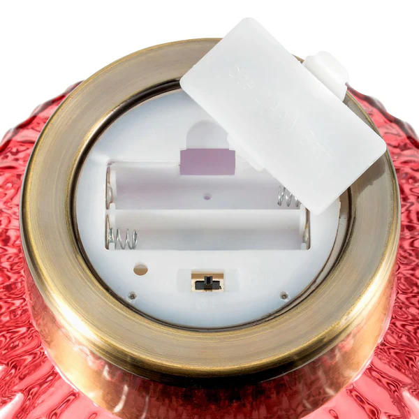 LED-Tischleuchte Rose Glamour - Klarglas / Messing - 1-flammig - Image 7