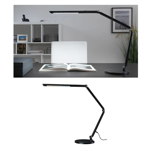 LED-Tischleuchte Siran - Acrylglas / Aluminium - 1-flammig - Schwarz - Image 7