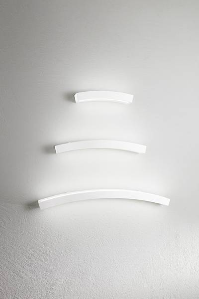 LED-Wandleuchte Aloha - Gips - 1-flammig - Breite: 80 cm - Image 2