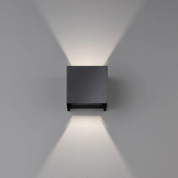 LED-Wandleuchte Atassu V - Aluminium - 2-flammig - Image 3