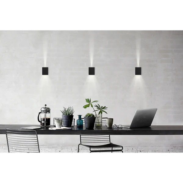 LED-Wandleuchte Canto VIII - Stahl - 2-flammig - Image 4