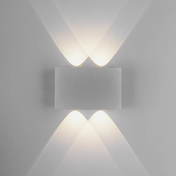 LED-Wandleuchte Carlo II - Aluminium - Flammenanzahl: 4 - Image 3