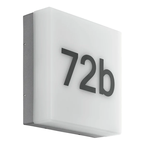 LED-Wandleuchte Cornale - Polyethylen / Stahl - 1-flammig