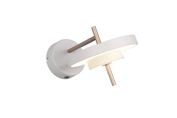 LED-Wandleuchte Keaton - Polycarbonat / Eisen - 1-flammig - Grau - Image 15