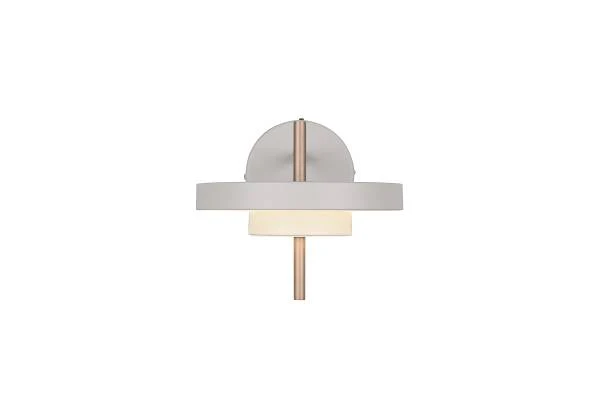 LED-Wandleuchte Keaton - Polycarbonat / Eisen - 1-flammig - Grau - Image 16
