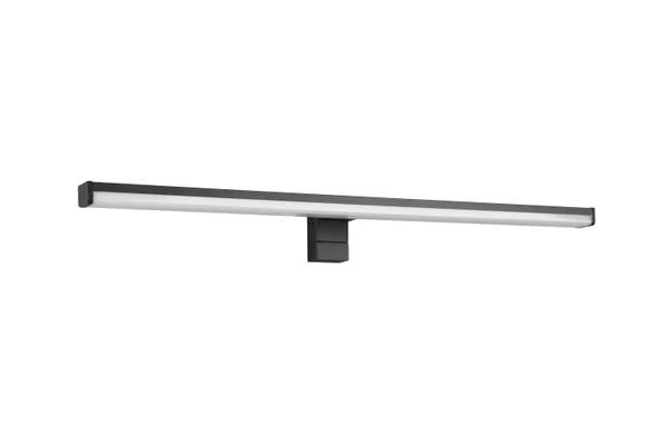 LED-Wandleuchte Lino - Polycarbonat - Schwarz - Breite: 60 cm - Image 5