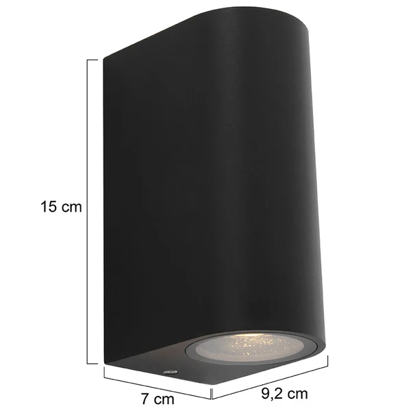 LED-Wandleuchte Outdoor Collection I - Aluminium - 2-flammig - Image 5