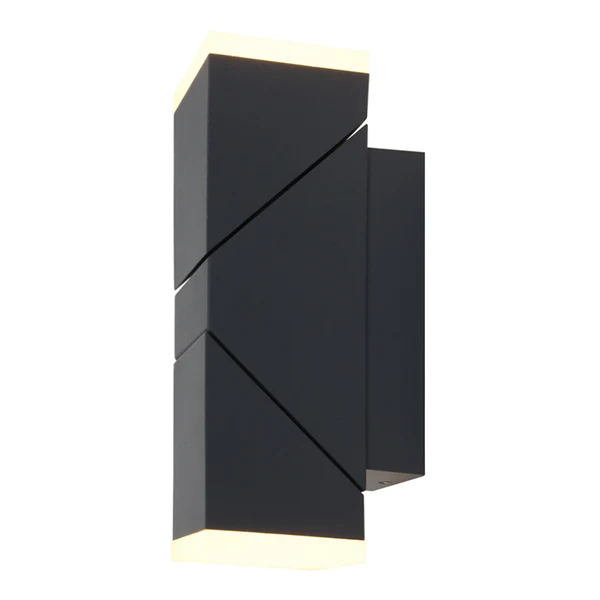 LED-Wandleuchte Outdoor Collection VII - Aluminium - 2-flammig