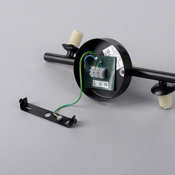 LED-Wandleuchte Popsicle - Rauchglas / Eisen - 3-flammig - Image 9