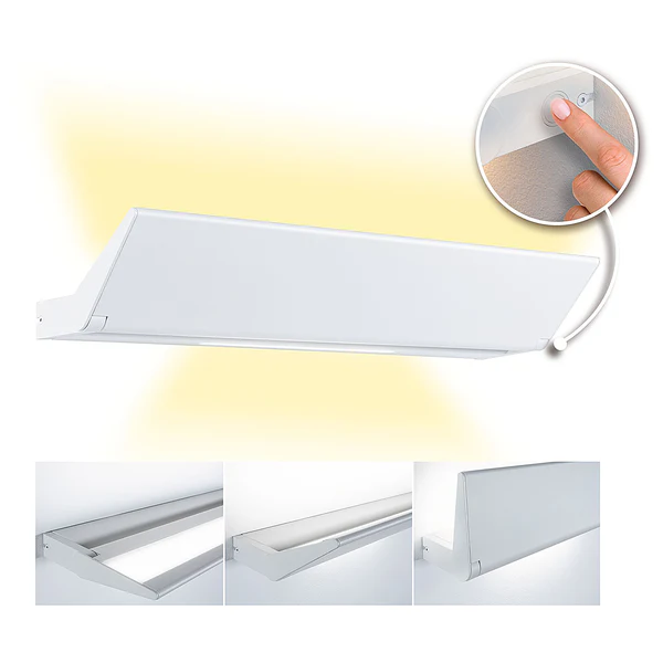 LED-Wandleuchte Ranva Typ A - Metall - Weiß - 1-flammig - Weiß - Image 7