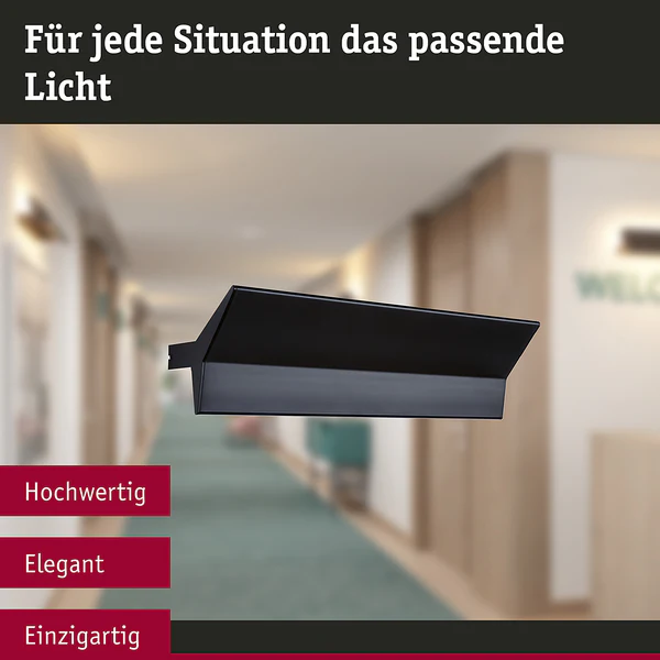 LED-Wandleuchte Stine Typ A - Metall   Schwarz - 1-flammig - Schwarz - Image 12