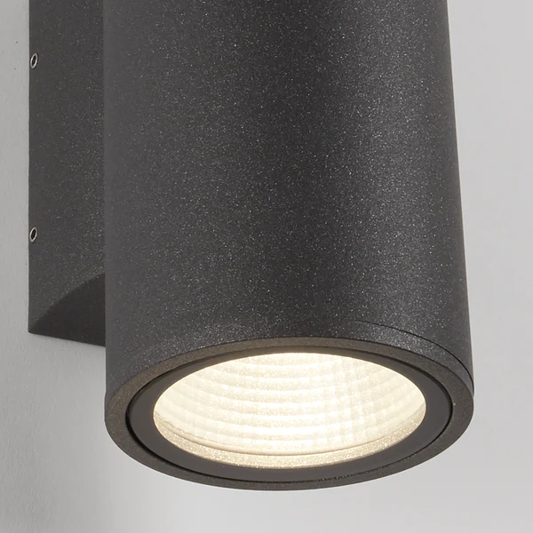 LED-Wandleuchte Up Down 2-flammig - Aluminium - Graphit - Image 4