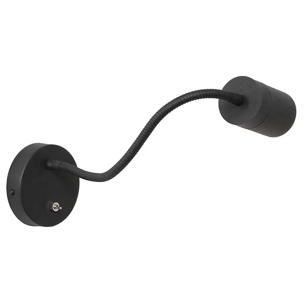 LED-Wandleuchte Upround - Aluminium - 1-flammig - Schwarz - Image 4