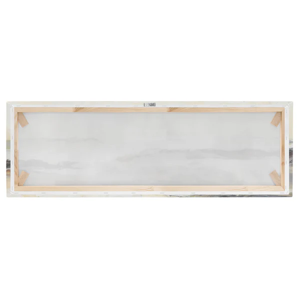 Leinwandbild Fröhlicher Horizont I - Beige - 120 x 40 x 2 cm - Breite: 120 cm - Image 2