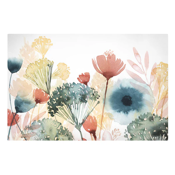 Leinwandbild Wildblumen im Sommer I - Weiß - 90 x 60 x 2 cm - Breite: 90 cm - Image 5