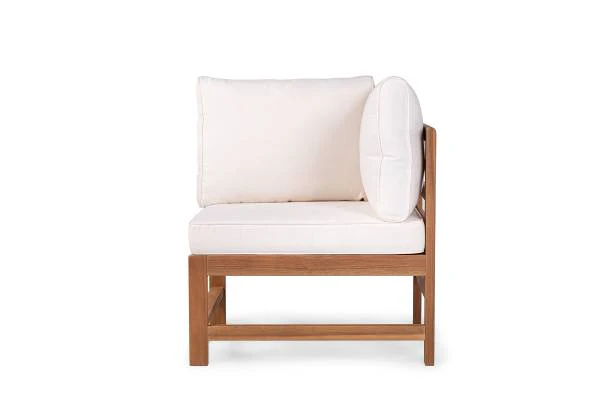 Loungeecke Bayton - Akazie massiv / Polyester - Braun / Beige - Image 6