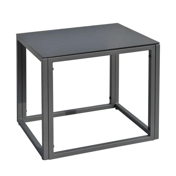 Loungegruppe Moda 3-teilig - Stahl / Webstoff - Grau - Image 16