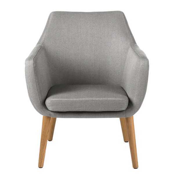 Loungesessel NICHOLAS - Webstoff Cors: Granit - Image 4