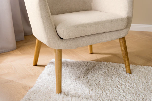 Loungesessel NICHOLAS - Webstoff Stefka: Beige - Image 10