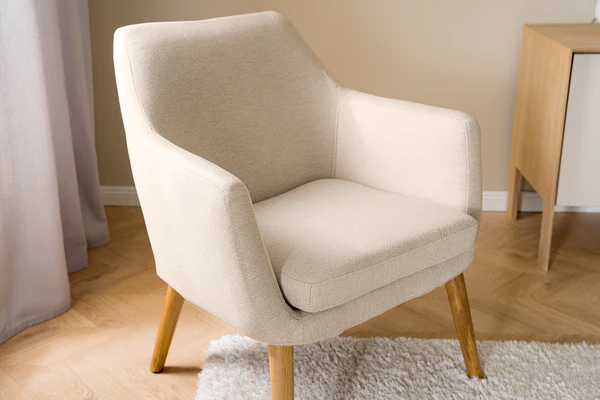 Loungesessel NICHOLAS - Webstoff Stefka: Beige - Image 7