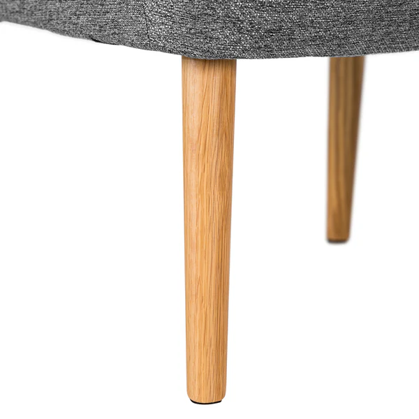 Loungesessel NICHOLAS - Webstoff Stefka: Dunkelgrau - Image 17
