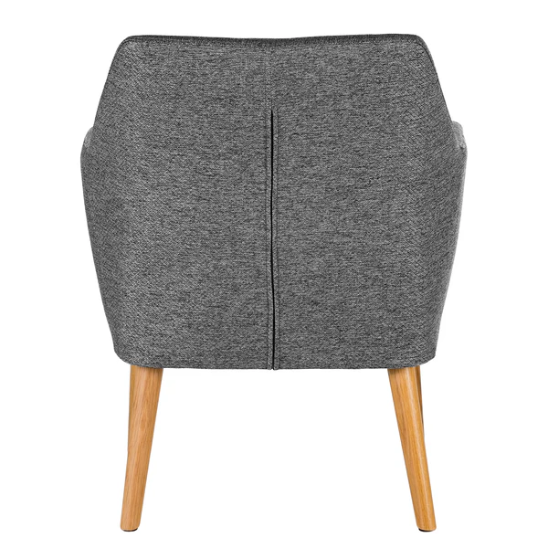 Loungesessel NICHOLAS - Webstoff Stefka: Dunkelgrau - Image 6