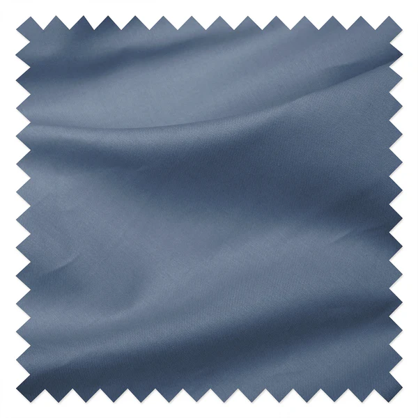 Luxus-Satin-Bettwäsche Montainville - Baumwolle - Jeansblau - 155 x 220 cm + Kissen 80 x 80 cm - Image 5