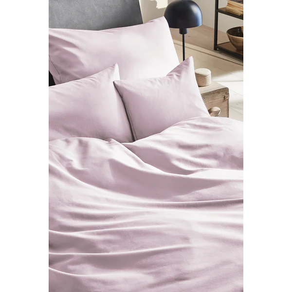 Luxus-Satin-Bettwäsche Montainville - Baumwolle - Rosa - 200 x 200 cm + 2 Kissen 80 x 80 cm - Image 4